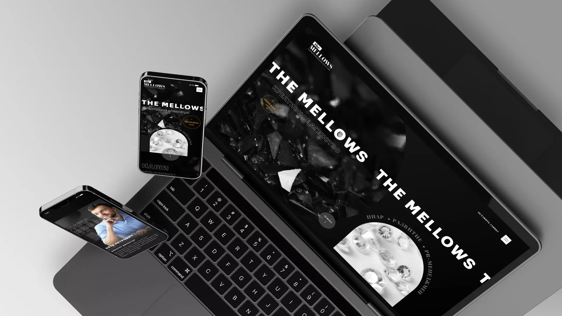 Разработка сайта креативного агентства «The Mellows» в Протвино