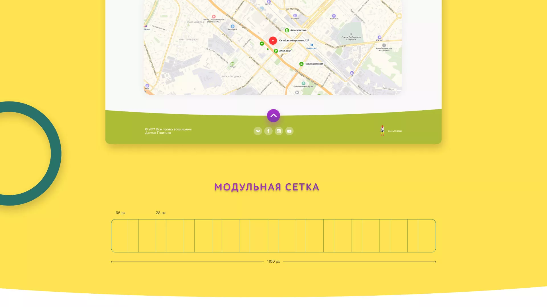 Разработка сайта детского активити-клуба «Домик гномика» в Протвино